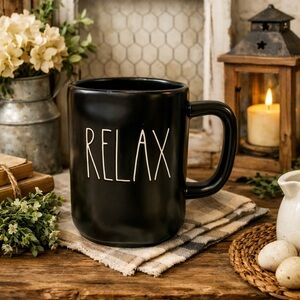 ⤵️🆕 RAE DUNN RELAX| mug | Farmhouse decor | Farmhouse decor